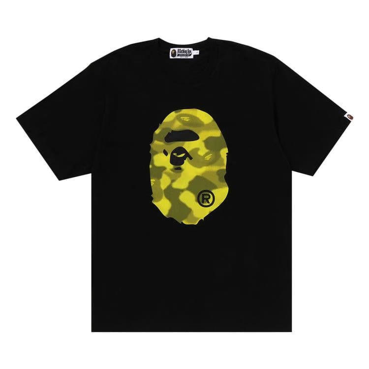 BAPE Radiation Camo Big Ape Head T-Shirt Black