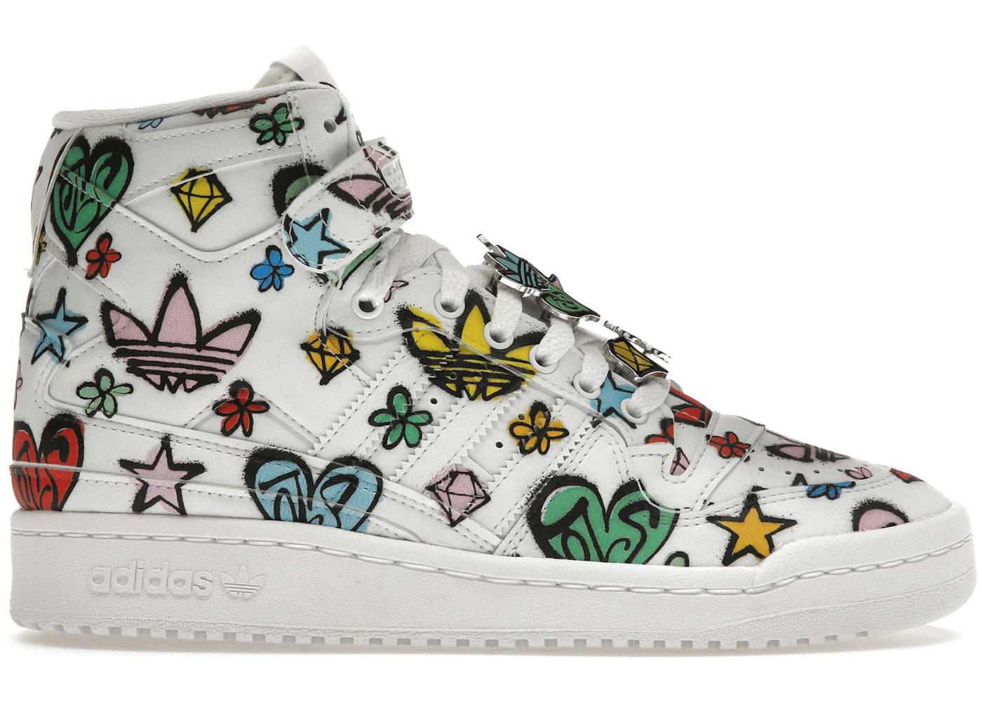 Adidas Forum 84 Hi Jeremy Scott Monogram Graffiti