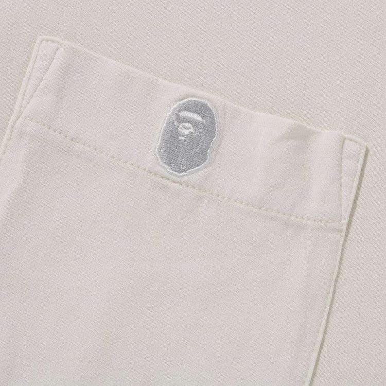 BAPE Gaement Dye One Point Pocket T-Shirt Ivory