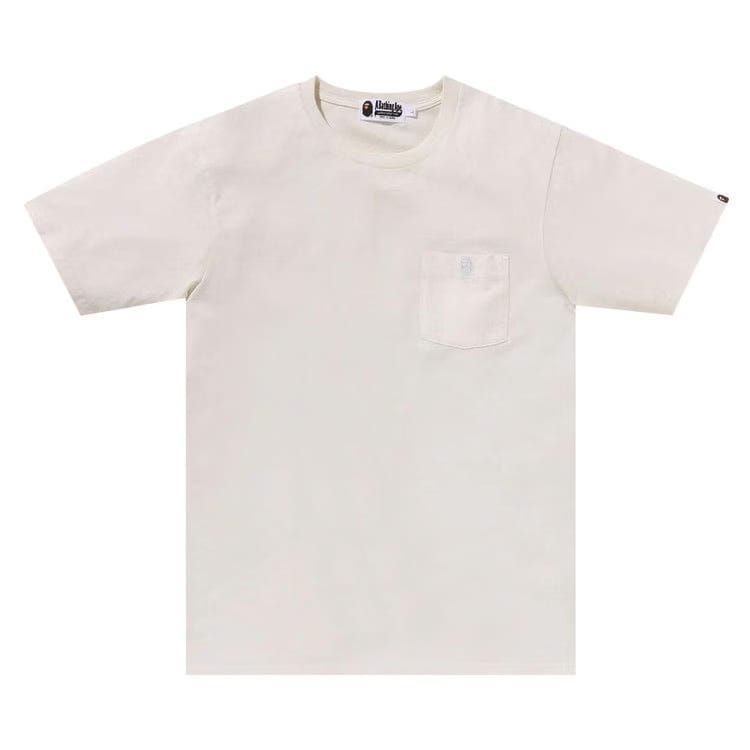 BAPE Gaement Dye One Point Pocket T-Shirt Ivory