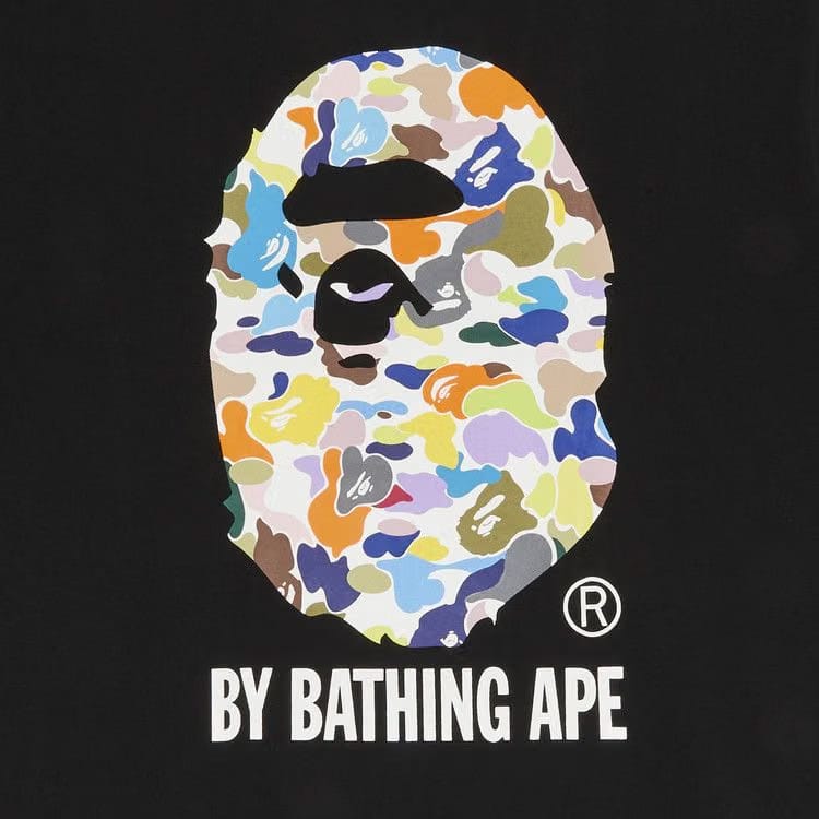BAPE Color Camo Big Ape Head T-Shirt Black/Candy