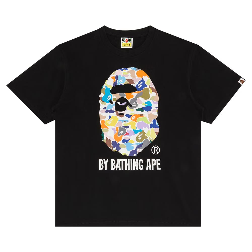 BAPE Color Camo Big Ape Head T-Shirt Black/Candy
