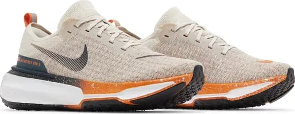 ZoomX Invincible Run Flyknit 3 Oatmeal Safety Orange