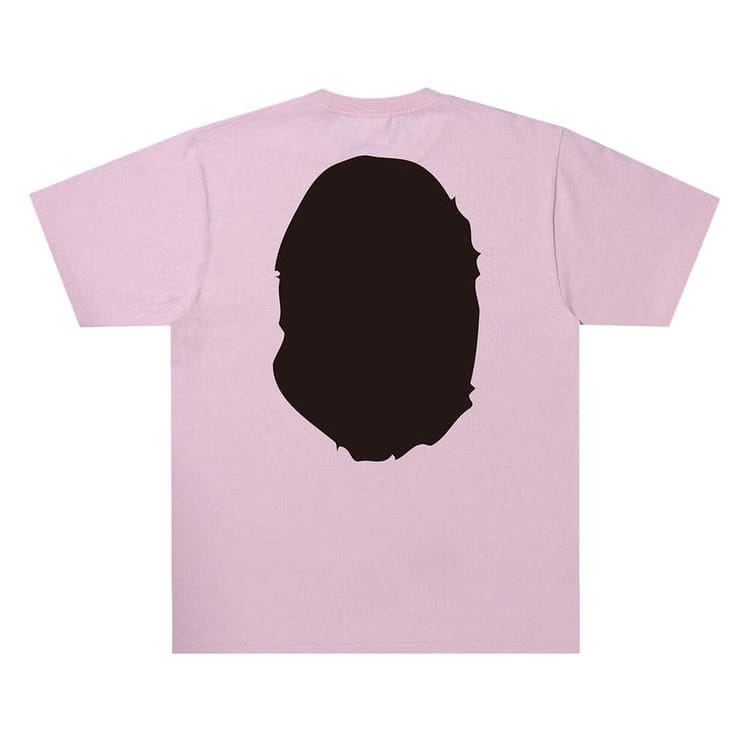 BAPE Bicolor Big Ape Head T-Shirt Pink