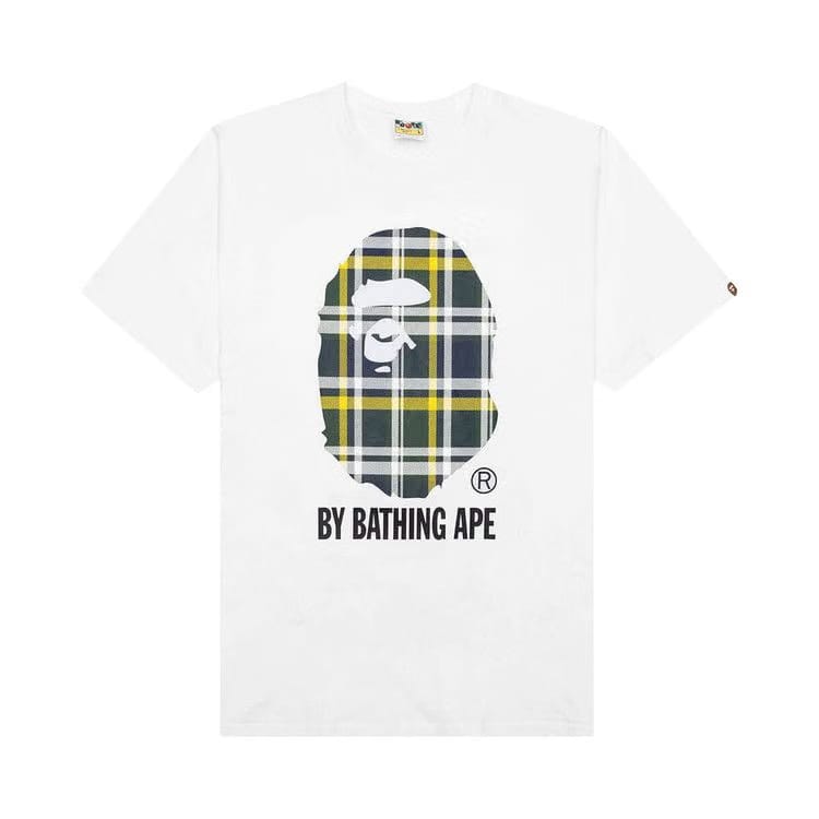 BAPE Check By Bathing Ape T-Shirt White/Green
