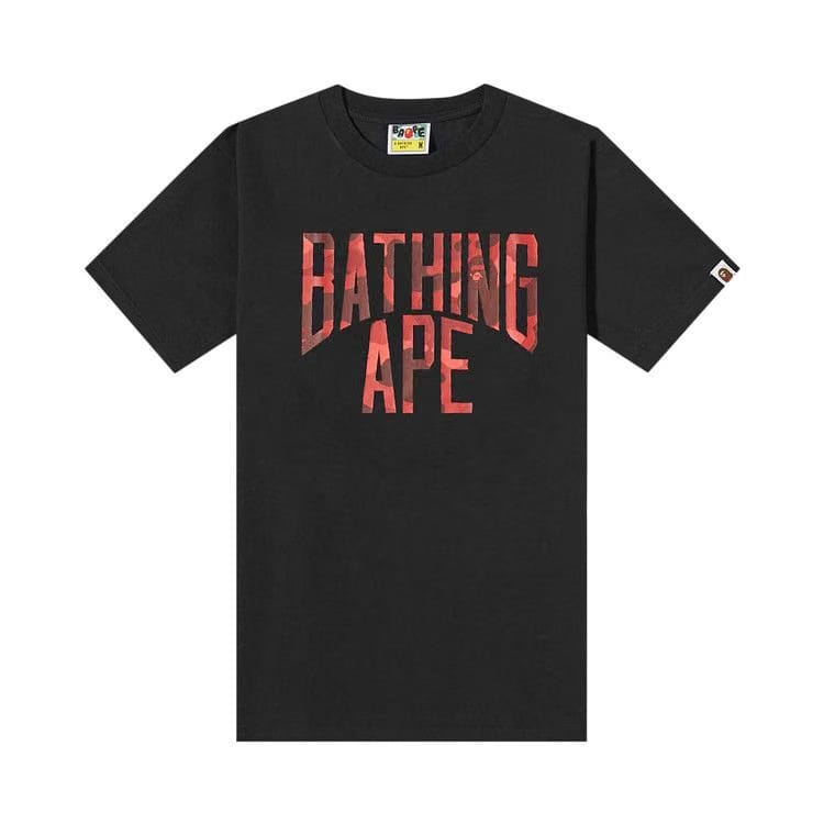 BAPE Color Camo A NYC Logo T-Shirt Black/Red