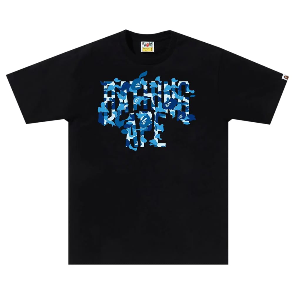 BAPE ABC Camo Rebuild NYC Logo T-Shirt Black/Blue