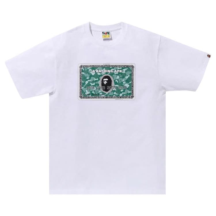 BAPE Card T-Shirt White/Green