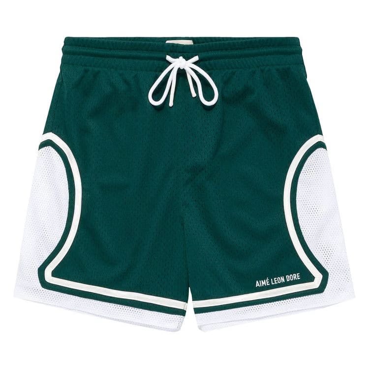 Aimé Leon Dore Court Shorts Botanical Green