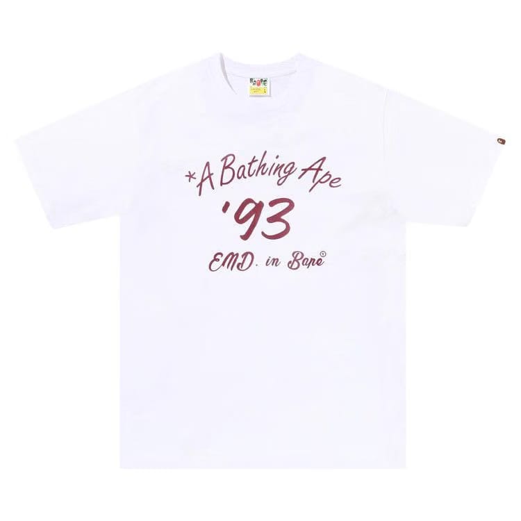 BAPE x End. Bowling T-Shirt #2 White
