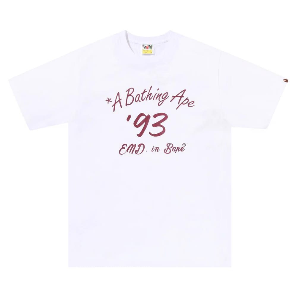 BAPE x End. Bowling T-Shirt #2 White