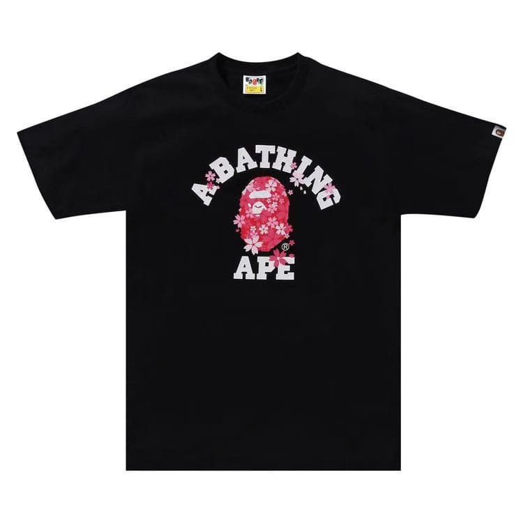 BAPE Sakura College T-Shirt Black