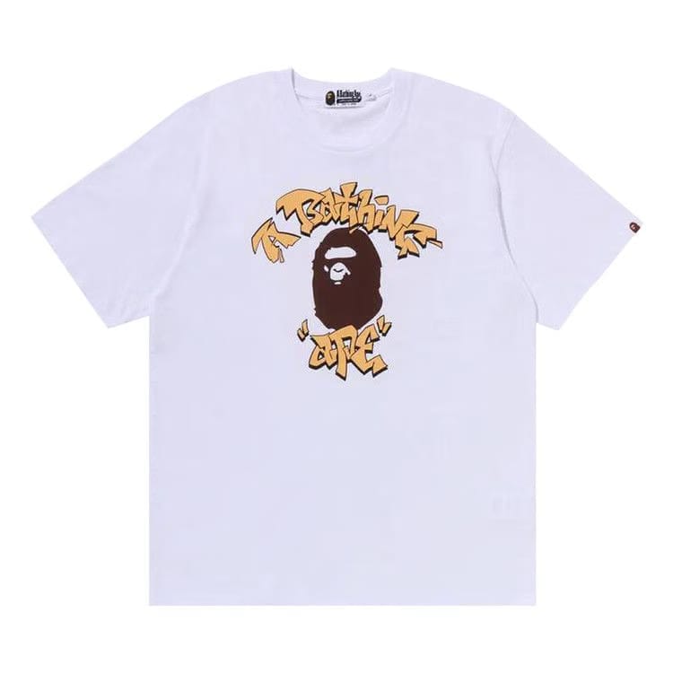 BAPE Graffiti College T-Shirt White