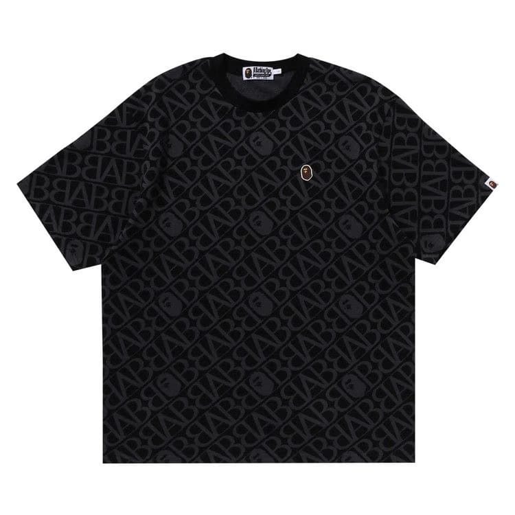 BAPE Sport Monogram Ape Head One Point T-Shirt Black