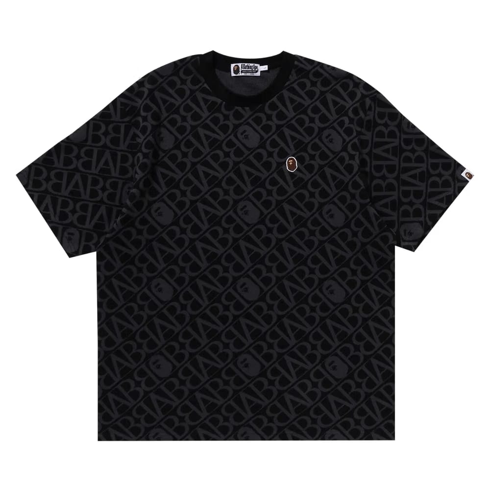 BAPE Sport Monogram Ape Head One Point T-Shirt Black