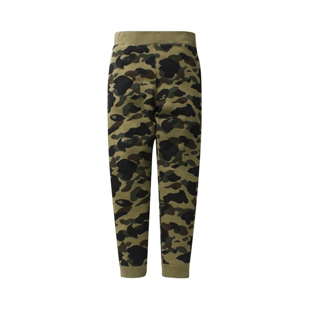 BAPE 1st Camo Slim Sweat Pants Green