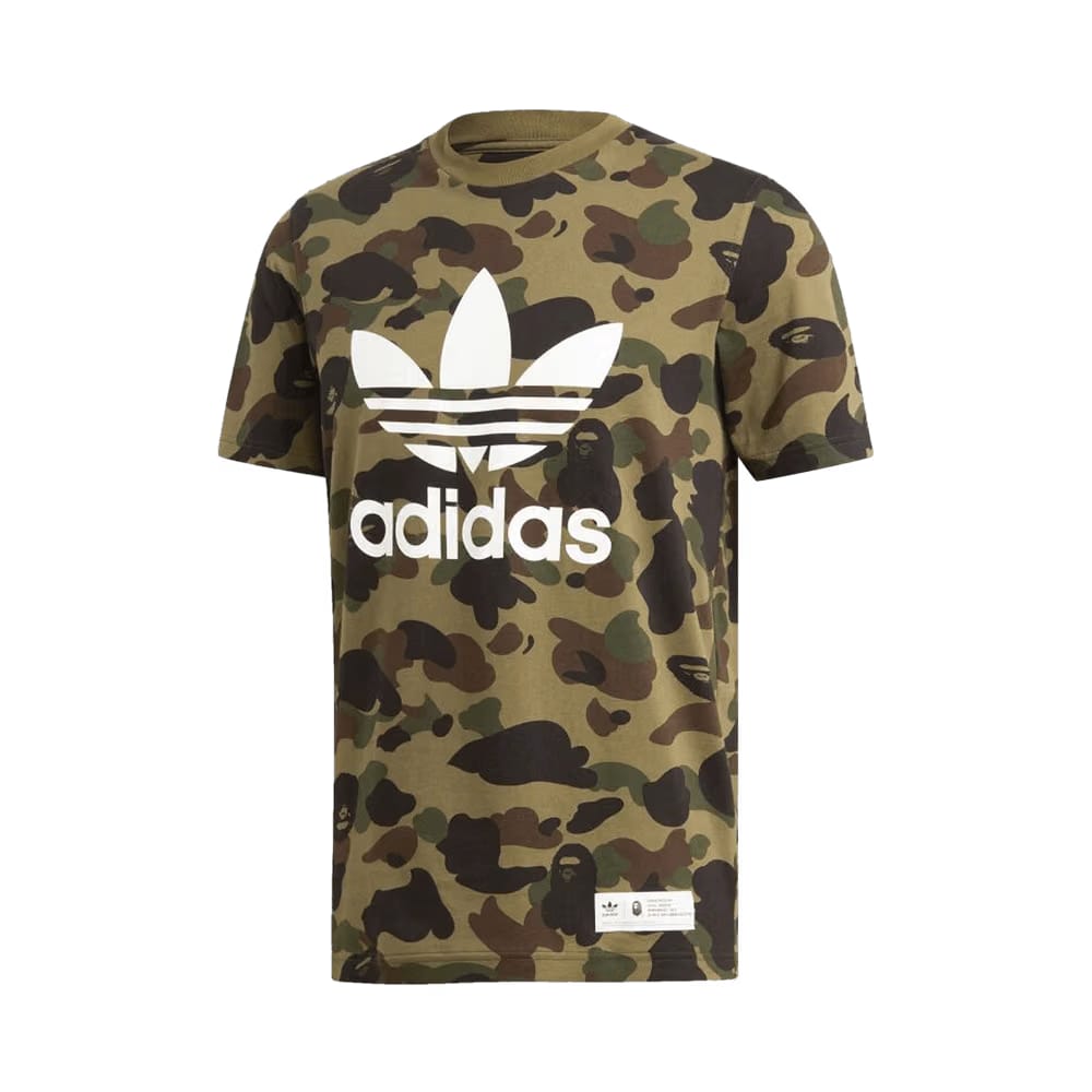 BAPE x adidas adicolor T-Shirt Green