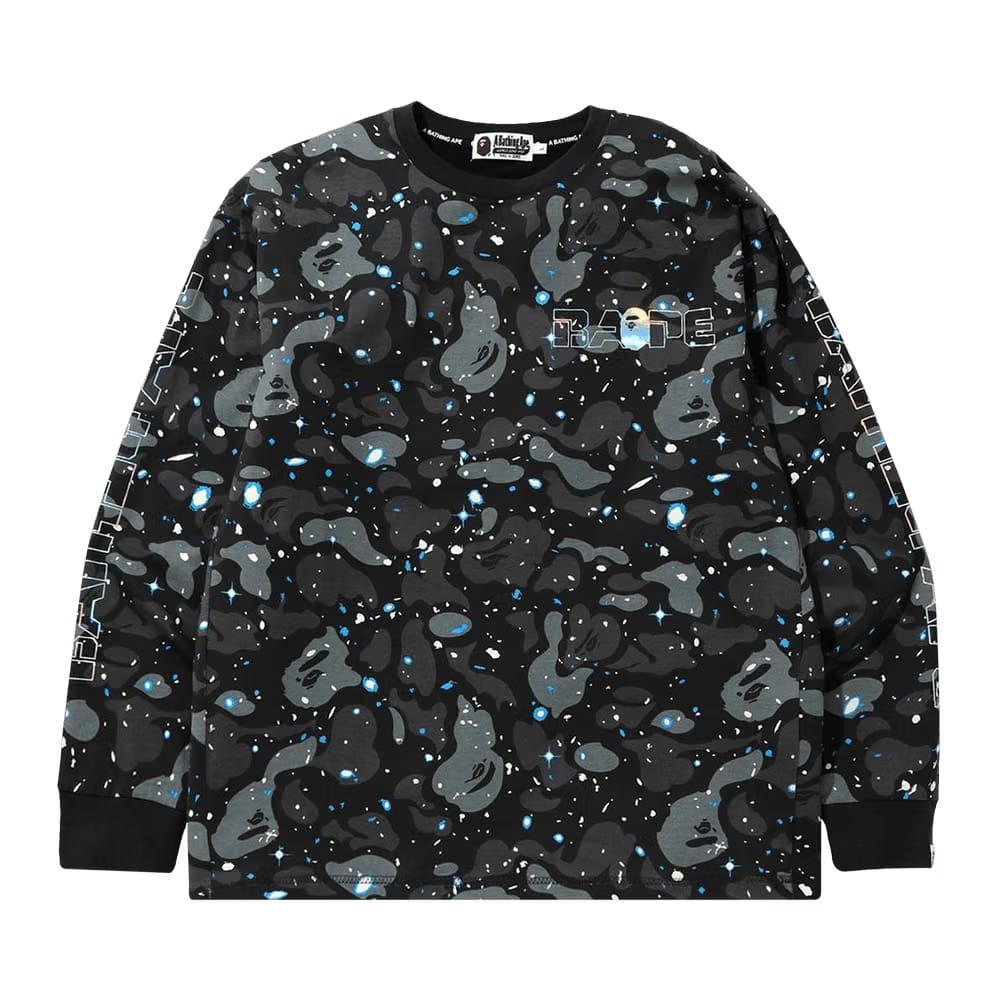 BAPE Relaxed Space Camo Lt Black