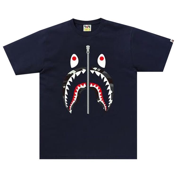 BAPE City Camo Shark T-Shirt Navy
