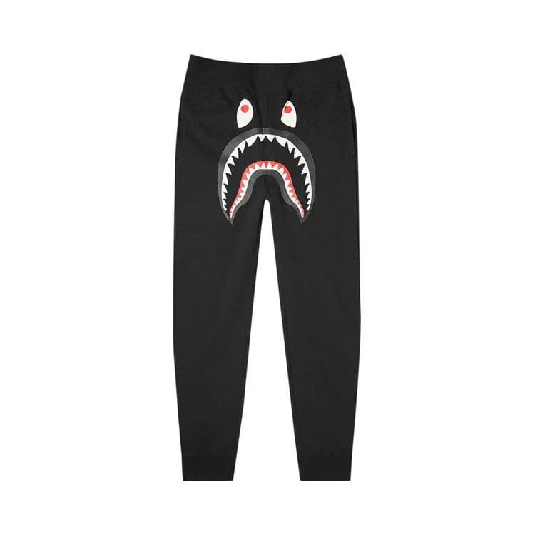 BAPE Shark Slim Sweat Pants Black