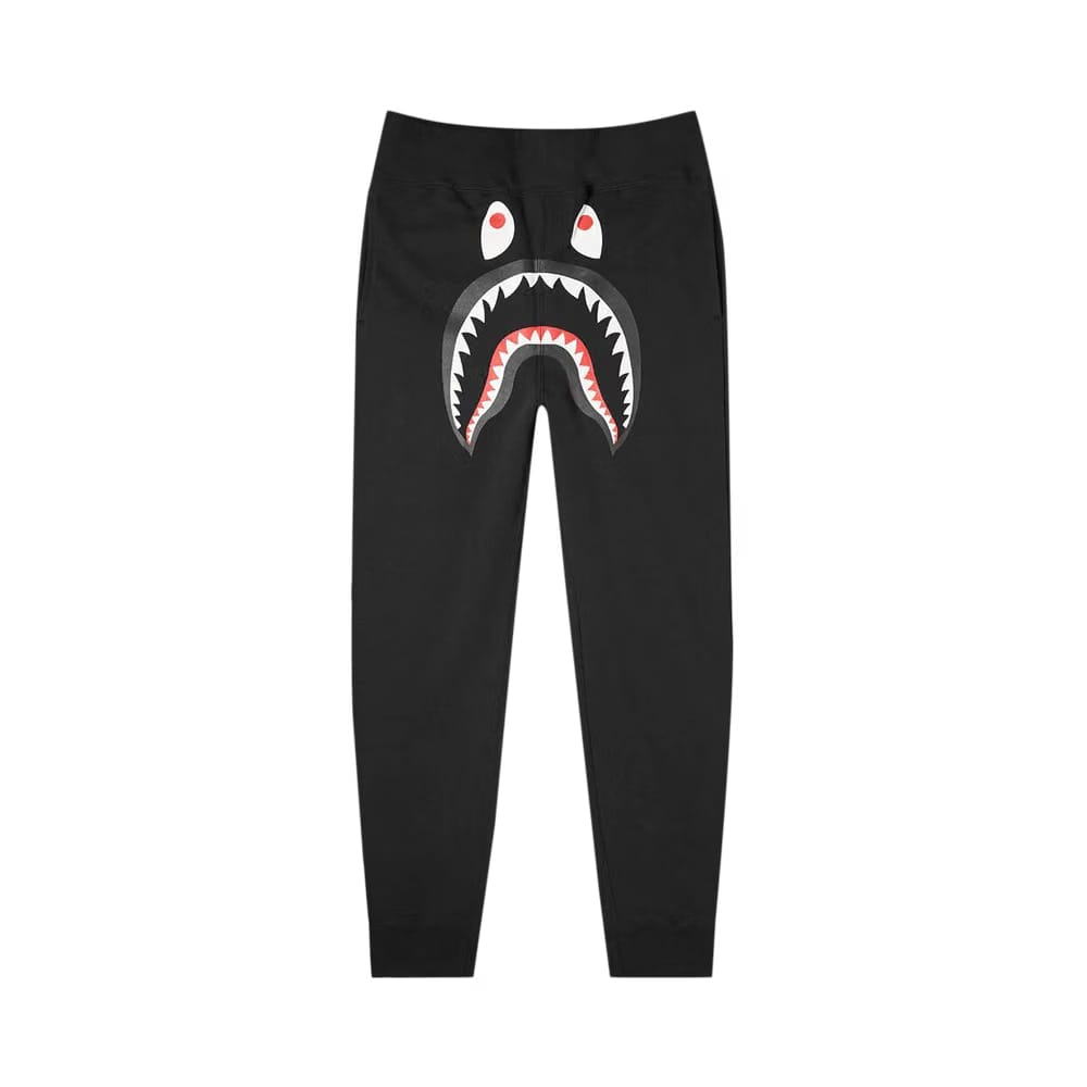 BAPE Shark Slim Sweat Pants Black