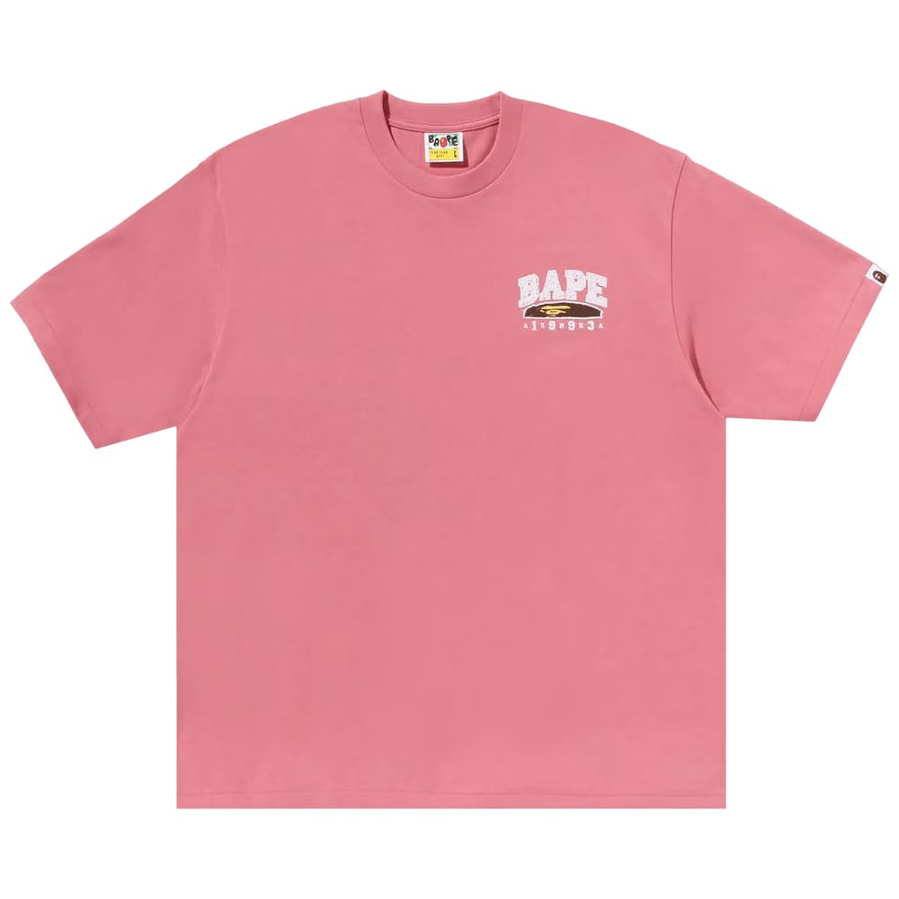 BAPE Hand Draw Relaxed Fit T-Shirt Pink
