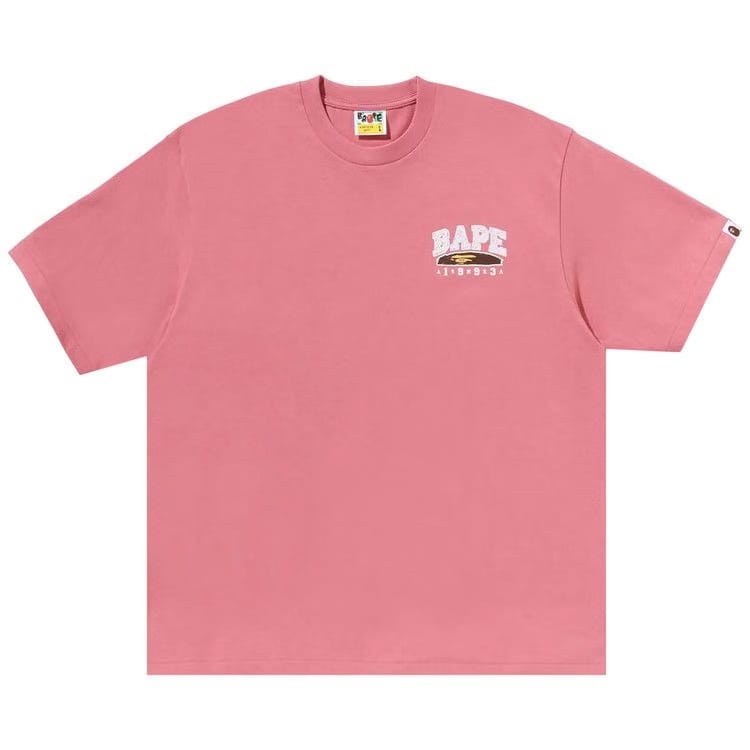 BAPE Hand Draw Relaxed Fit T-Shirt Pink