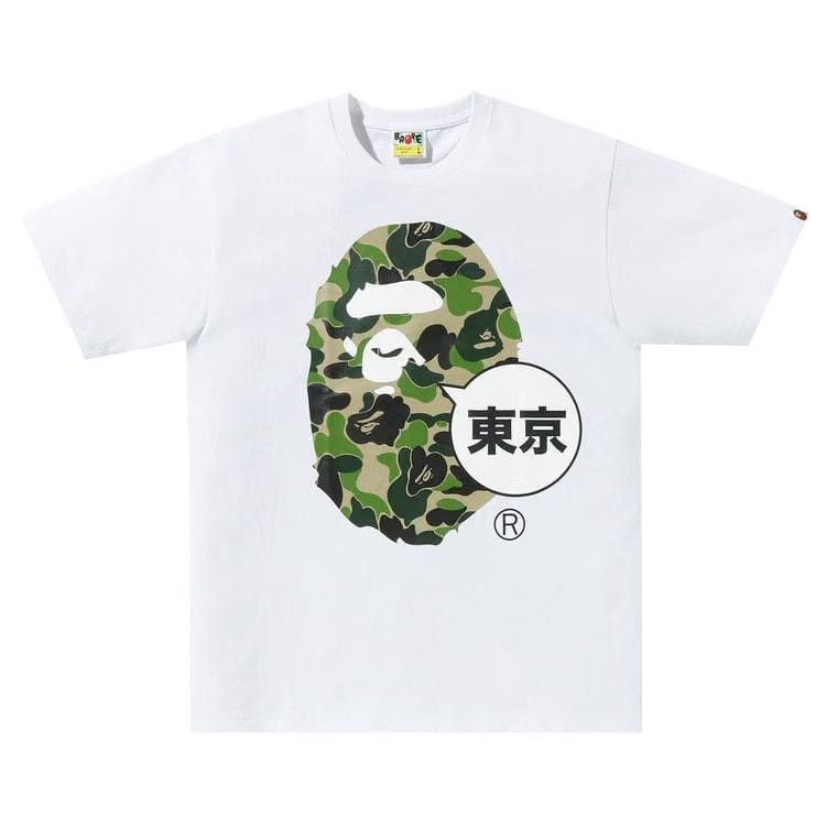 BAPE Tokyo Big Ape Head City T-Shirt White