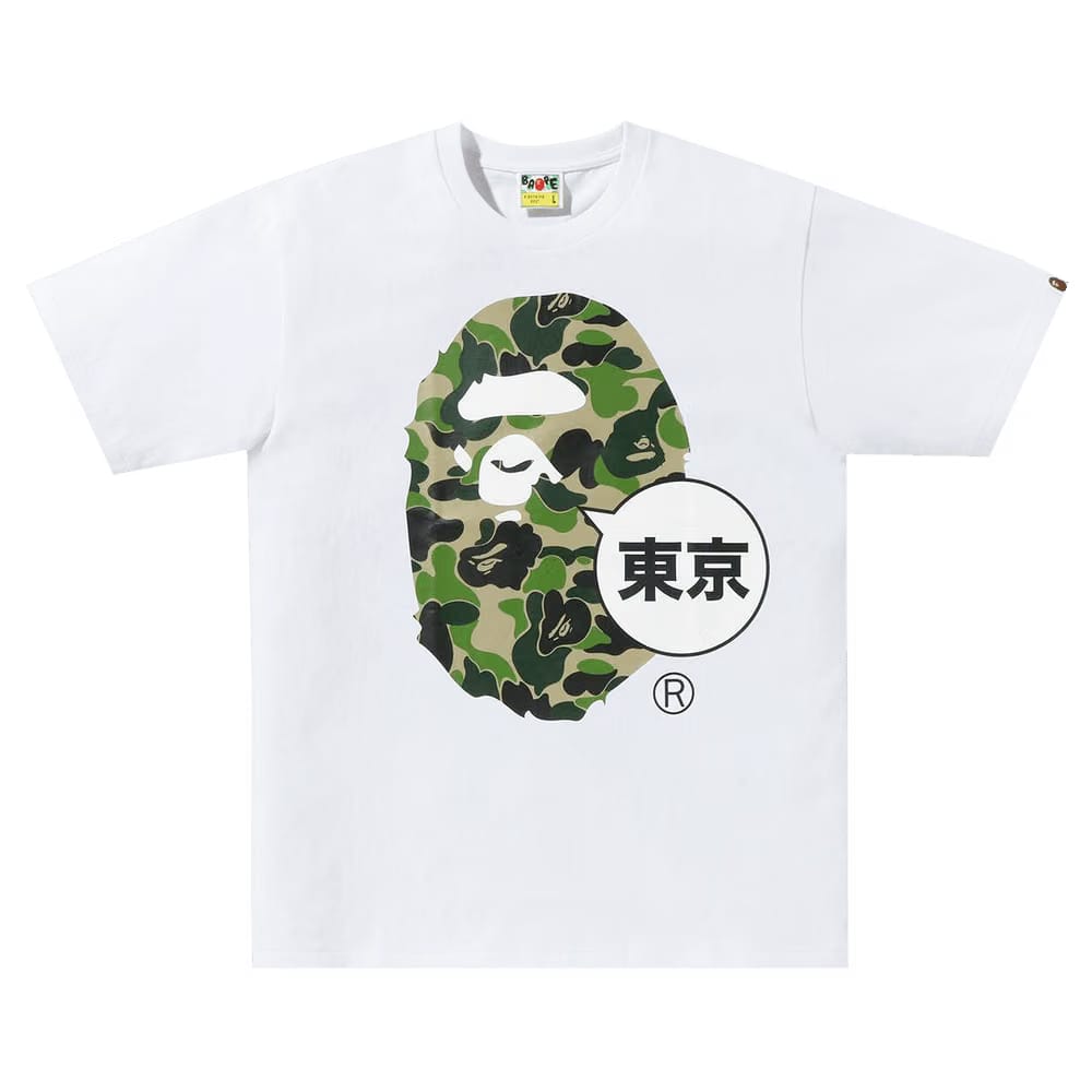 BAPE Tokyo Big Ape Head City T-Shirt White