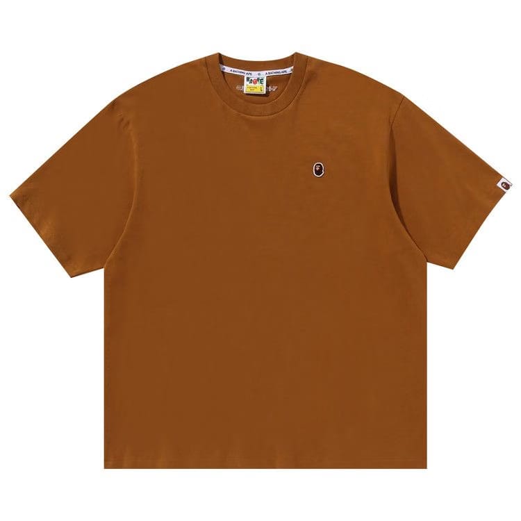 BAPE One Point Relaxed Fit T-Shirt Brown