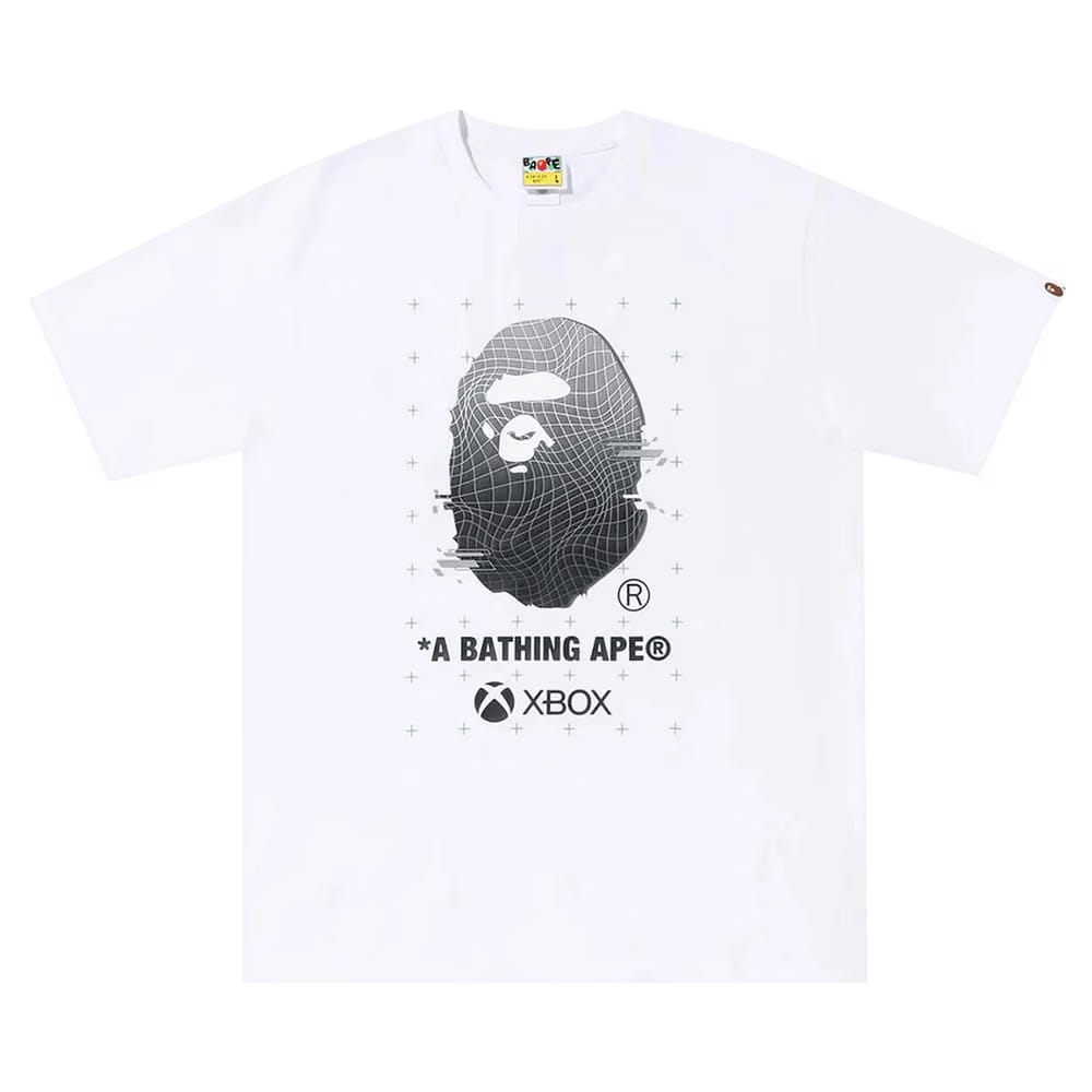 BAPE x Xbox Ape Head T-Shirt #2 White