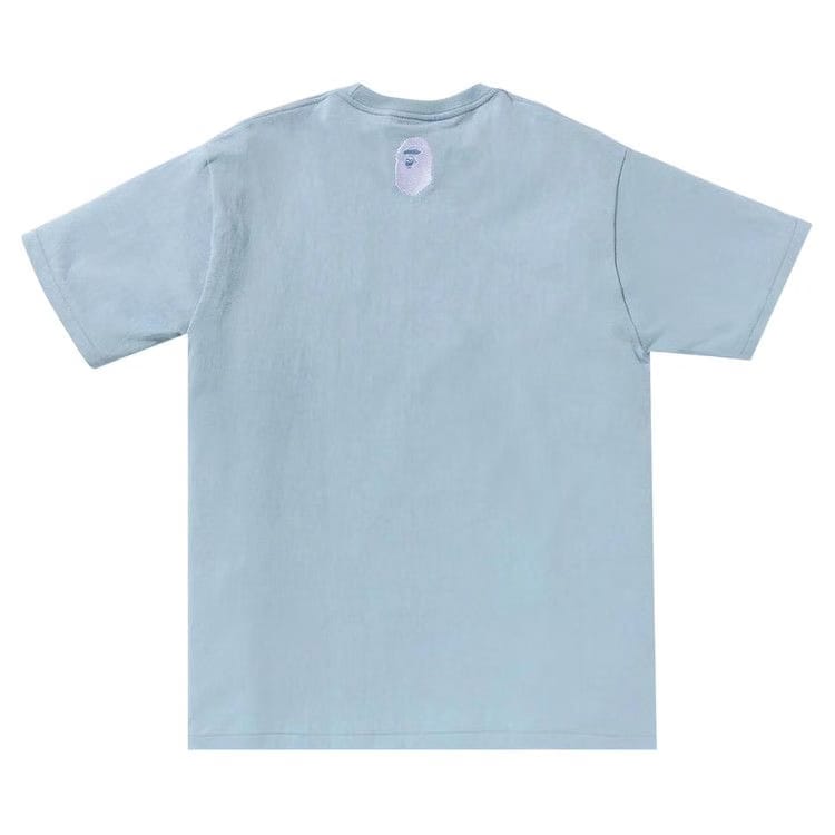 BAPE A Bathing Ape Logo T-Shirt Sax
