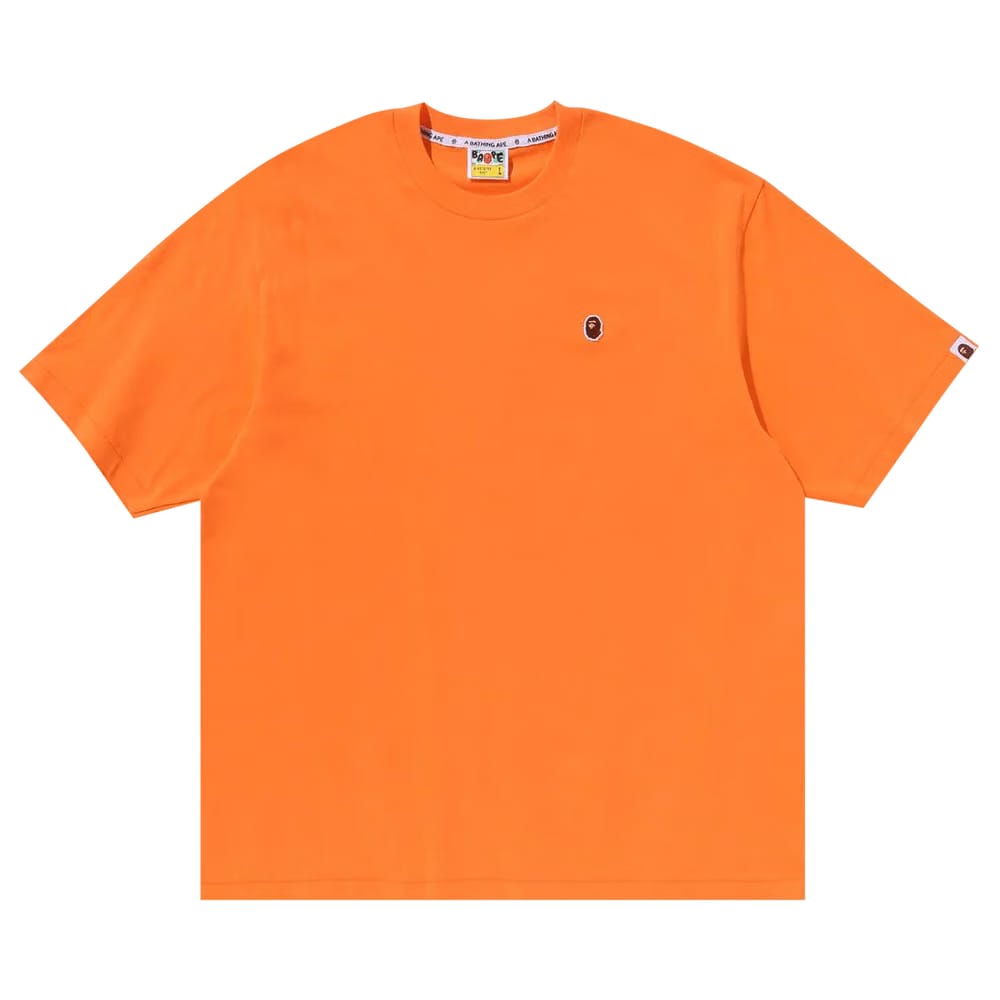 BAPE Ape Head One Point Relaxed Fit T-Shirt Orange