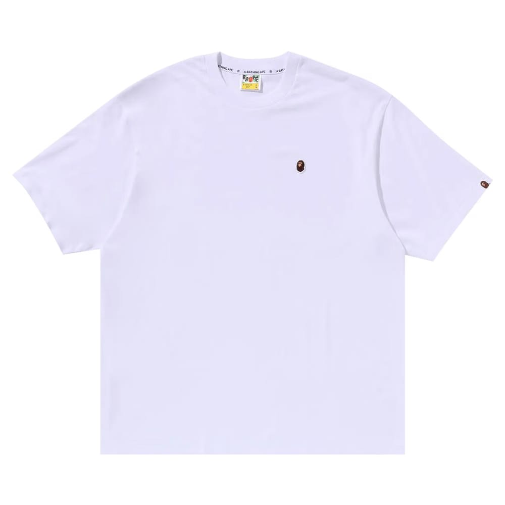 BAPE Ape Head One Point Relaxed Fit T-Shirt White
