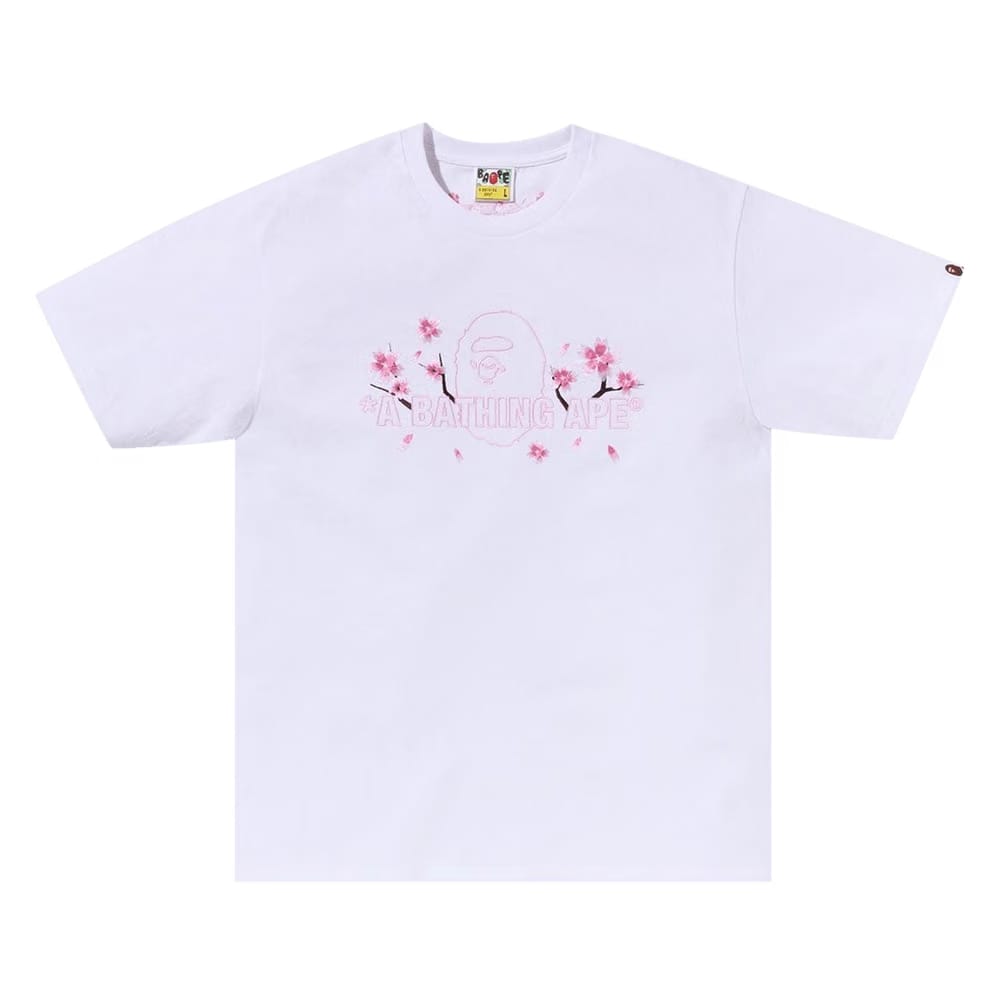 BAPE Sakura A Bathing Ape T-Shirt White