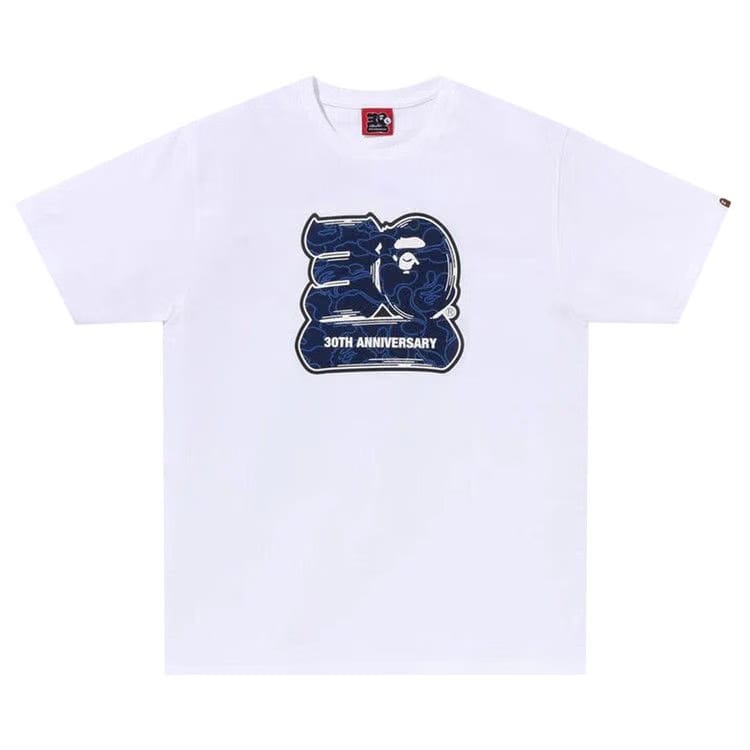 BAPE 30th Anniversary T-Shirt #2 White/Navy