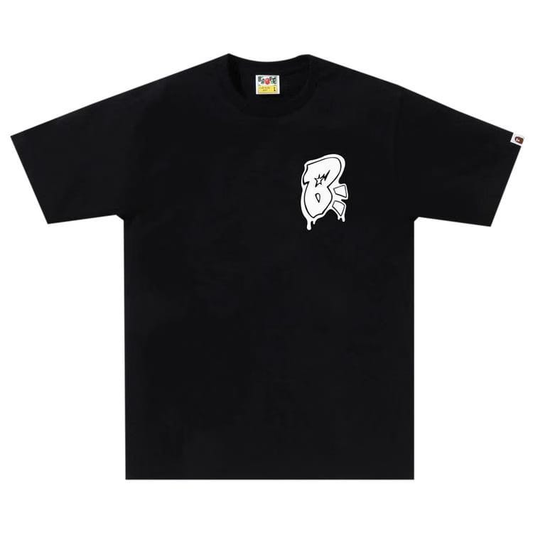 BAPE Graffiti B One Point T-Shirt Black