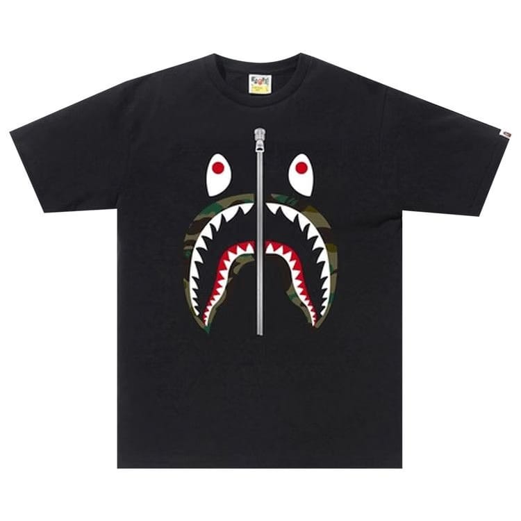 BAPE 1st Camo Shark T-Shirt Black/Green