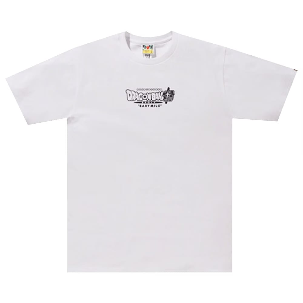 BAPE x Dragon Ball Z Super Son Goku & Vegeta T-Shirt White