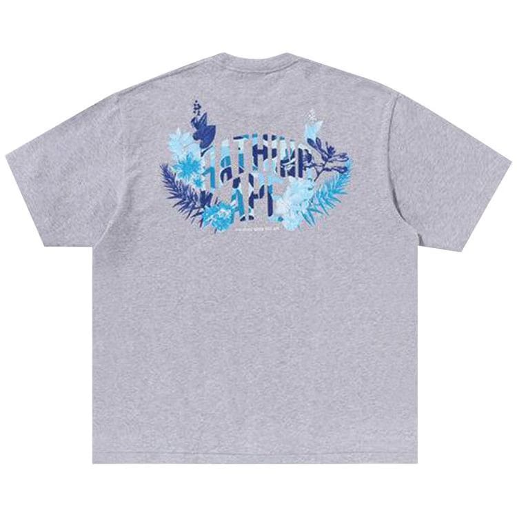 BAPE Flora Ape Head Relaxed Fit T-Shirt Grey