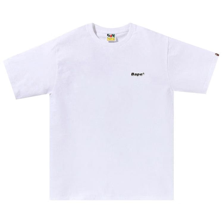 BAPE Colors Graffiti T-Shirt White