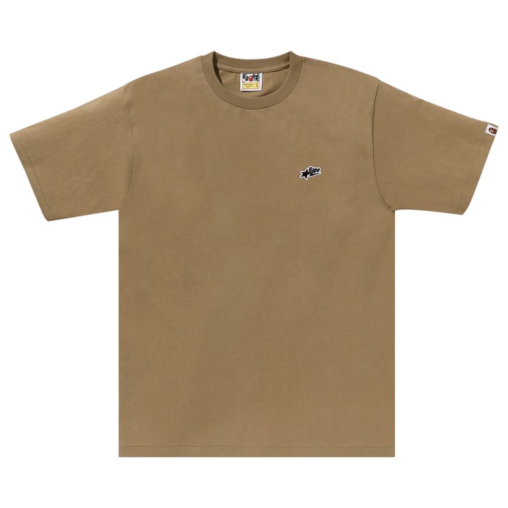 BAPE Sta One Point T-Shirt Beige