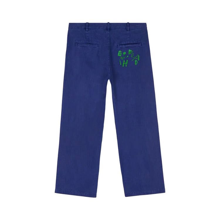 Brain Dead Gastro Pigment Dyed Herringbone Pant Navy