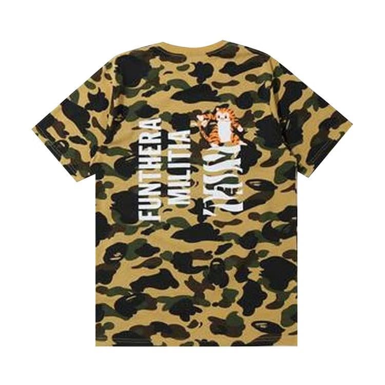 BAPE 1st Camo Tiger T-Shirt Yellow