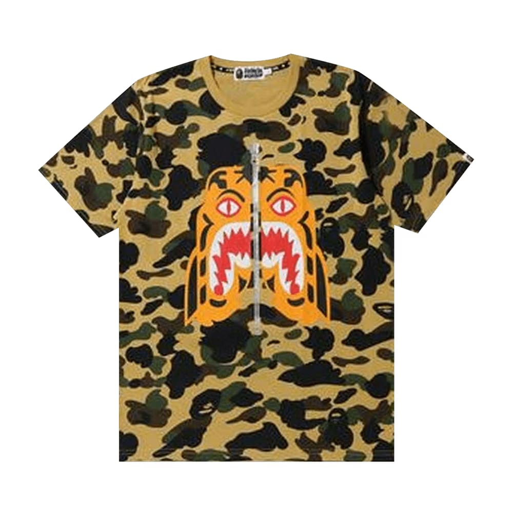 BAPE 1st Camo Tiger T-Shirt Yellow