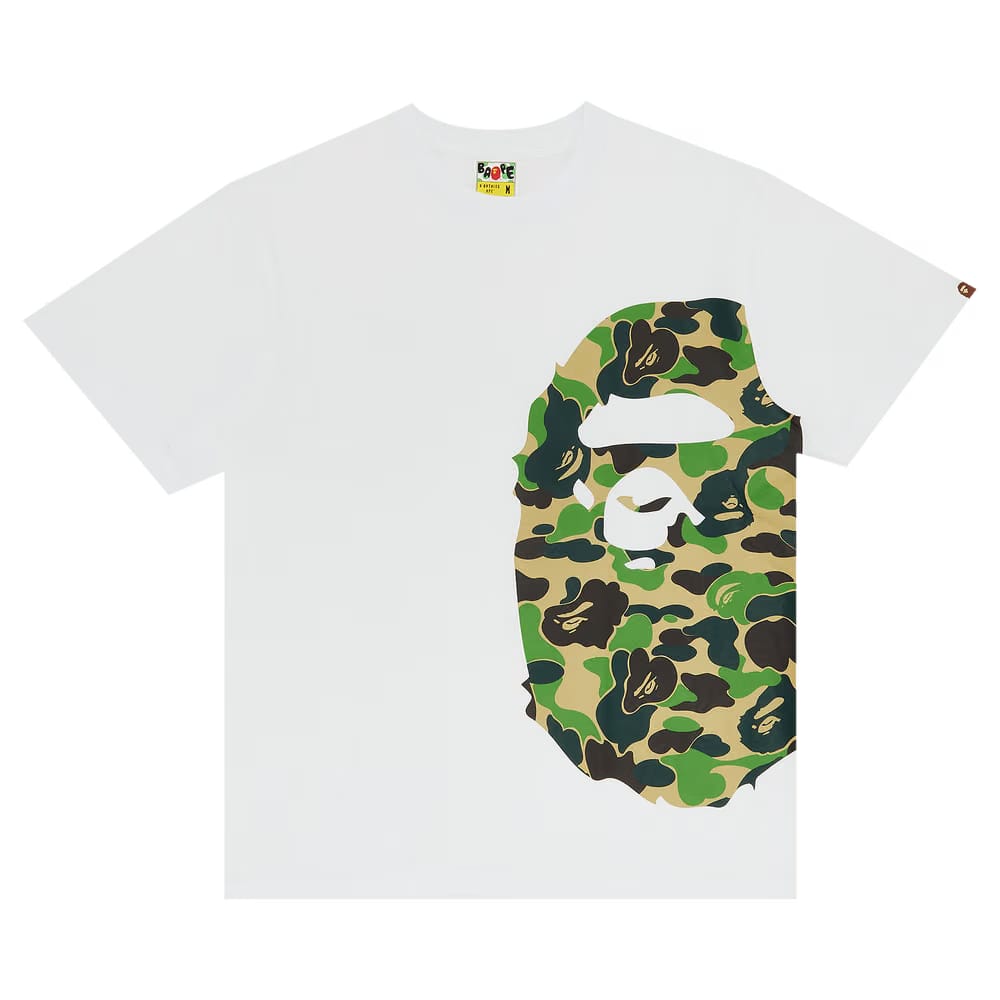 BAPE ABC Side Big Ape Head T-Shirt White/Green