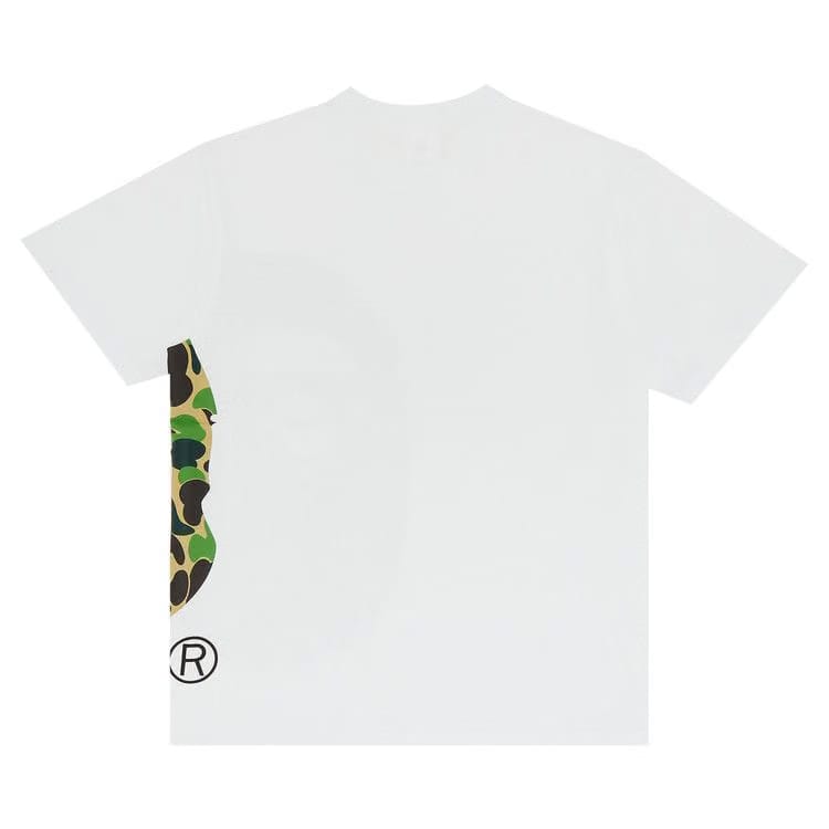 BAPE ABC Side Big Ape Head T-Shirt White/Green