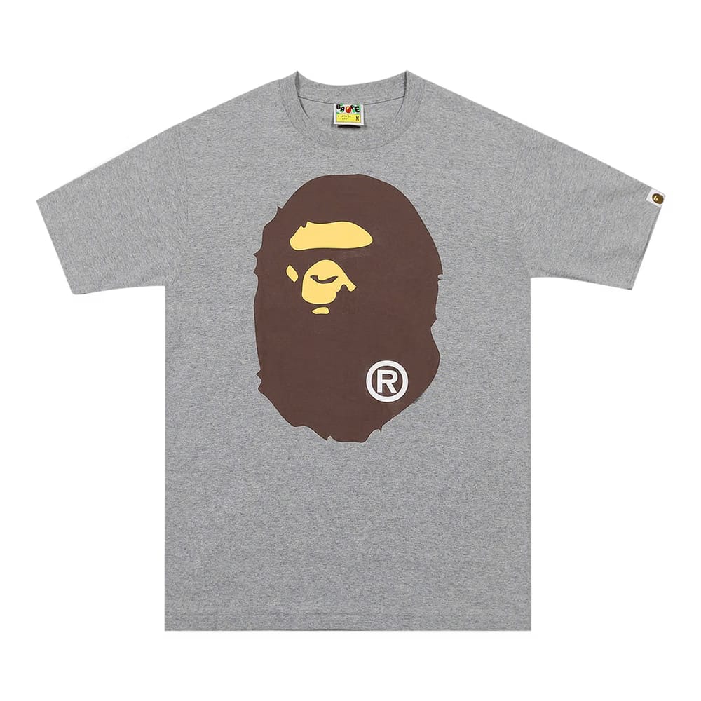 BAPE Big Ape Head T-Shirt Grey