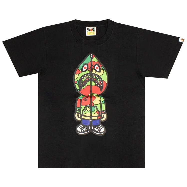 BAPE STA Camo Classic Milo Shark T-Shirt Black/Multicolor