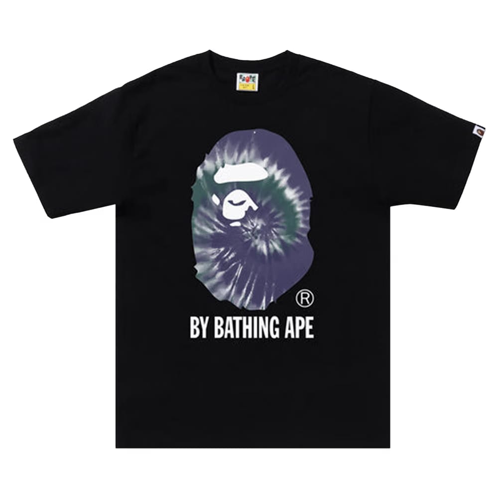 BAPE Tie Dye By Bathing Ape T-Shirt Black/Purple